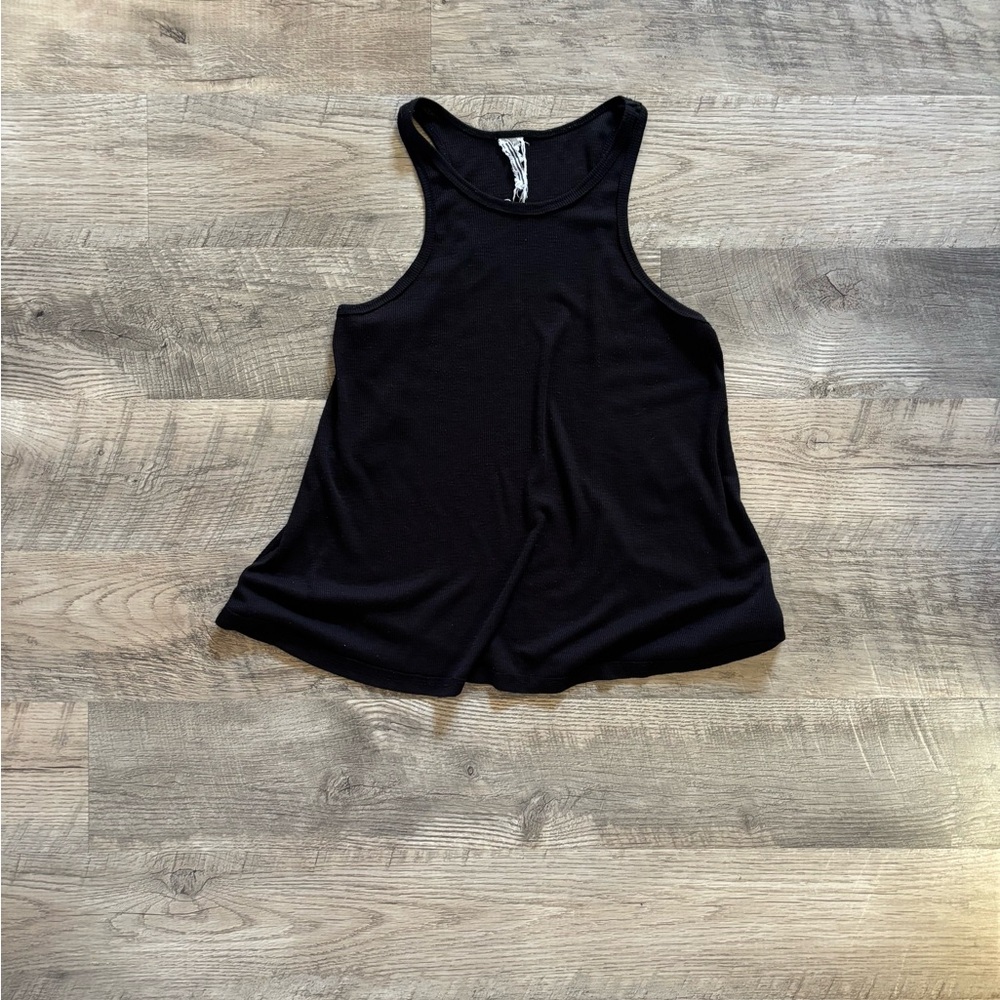 Free People Black Sleeveless Women's tank Top